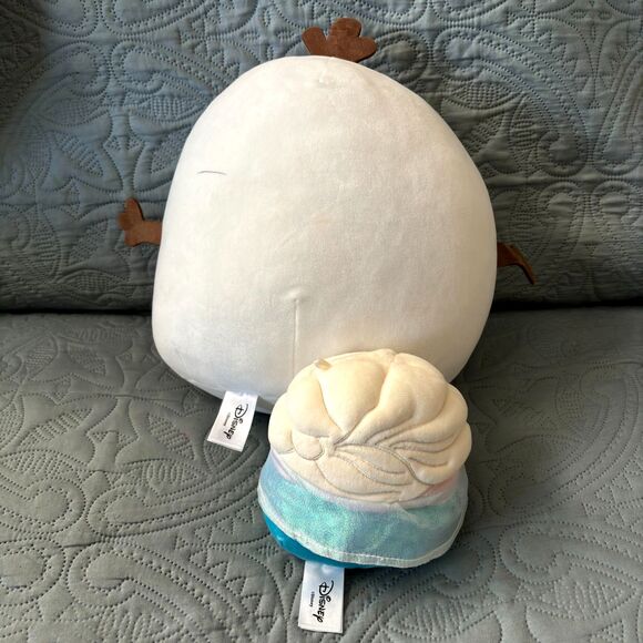 2 Disney Kelly Toy Frozen OLAF & ELSA Squishmallows Character Plush 14"& 5" - Picture 2 of 4